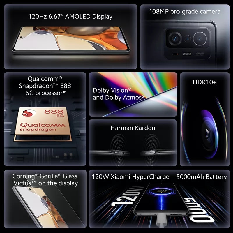 Xiaomi Mi 11T Pro 256gb 8gb Ram Global - Audio Video e Cia - Loja de  Equipamentos de Som & Eletrônicos